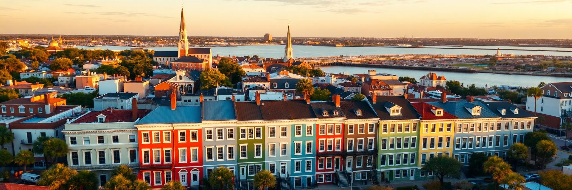 Lowcountry skyline at dusk